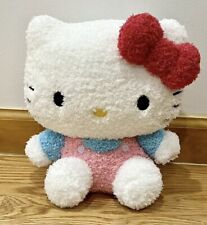 Sanrio Hello Kitty Pink Blue Fluffy 11” Plush HTF Textured Stuffed Toy NWT picture