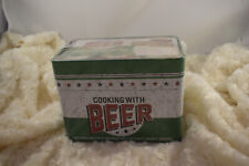 Cooking With Beer Recipe Cards and Collectible Tin - Includes 99 Recipes picture