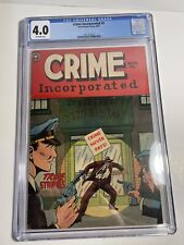 Crime Incorporated #2 1950 Fox Features Synd. 1950 CGC 4.0 picture