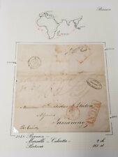 1848 St Denis Isle Bourbonne REUNION Letter Sent to Semarang Artifact Antique picture