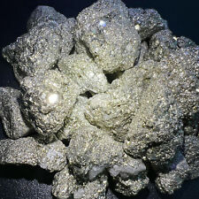 Iron Pyrite Rough (1/2 LB)(8 oz) Half Pound Raw Fools Gold Nugget Crystal Druzy picture