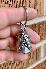 Dirt Bike Tricks GUARDIAN Bell of Good Luck keychain pet fortune gift for son  picture