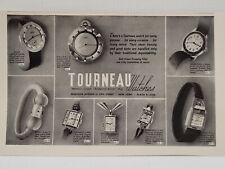 1942 Tourneau Watches Fortune Magazine WW2 X-Mas Print Ad Rolex Chronometer picture
