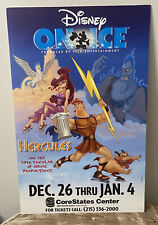 Disney’s Hercules on Ice 22x14 Promo Poster 1990’s Philadelphia PA picture