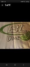 BUD LIGHT LIME 7 foot Wooden  BEER UMBRELLA MARKET PATIO STYLE NEW HUGE picture