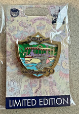 DISNEY PIN JUNGLE CRUISE ATTRACTION CREST WALT DISNEY WORLD 50 THE ANNIVERSARY picture