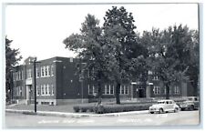 1960 Junior High School Building Cars Moberly Clarence MO RPPC Photo Postcard picture