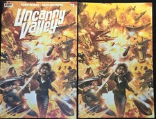 Uncanny Valley #1  Francesco Mattina C2E2 Trade & Virgin Set Dave Wachter Boom picture