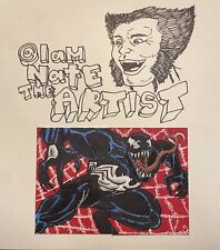 Venom Set Of 2 Puzzle Sketch Cards By Nate Rosado Hand Drawn With Copic Markers picture