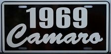 1969 69 CAMARO LICENSE PLATE CHEVY CHEVROLET SS SUPER SPORT Z-28 302 350 396 427 picture