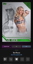 [DlGITAL CARD] TOPPS SLAM DUAL PERCEPTIONS S1 SR SOL RUCA GREEN BASE picture
