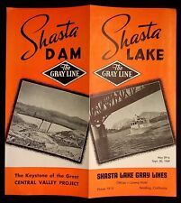 Shasta Lake California Gray Line Boat Cruise Brochure Pamphlet Booklet 1949 Tour picture