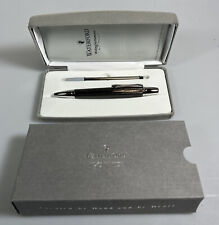 Waterford Writing Instruments Ballpoint Pen Black Silver W Booklet Superb picture