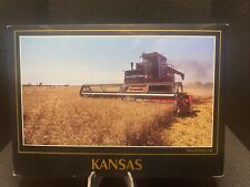 POSTCARD: Wheat Harvest Kansas H9￼ picture