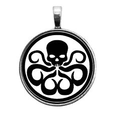 HYDRA Logo Key Ring Necklace Cufflinks Tie Clip Ring Earrings Marvel Universe picture
