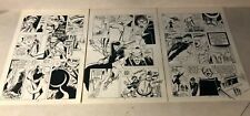 Blood of Innocent #3 original art 3 PAGES stunning JACK RIPPER KILLS PROSTITUTE picture