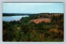 Cape Cod MA-Massachusetts, Steward's Pond, Barnstable, Chrome c1957 Postcard picture