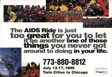 Rack Card Twin Cities,Wisconsin,Chicago AIDS Ride,IL Cook County Advertising picture