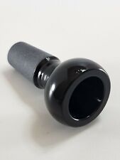 BLACK Cool Handle 14MM Water Pipe Unique BOWL Thick SLIDE Glass BONG *USA* picture