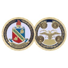DLI SCHOOL FOREIGN LANGUAGE CENTER DEFENSE  INSTITUTE 1.75" CHALLENGE COIN  picture