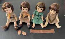 REDUCED 4 Vintage BROWNIE/GIRL SCOUT EFFANBEE 65 8”DOLLS picture