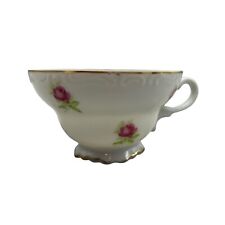 Red Rose Floral Tea Cup Fine Bone China picture