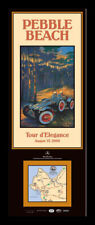 NEW Pebble Beach Concours 2006 Tour Poster ALLARD J2X Barry Rowe picture