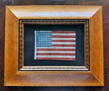 Antique 44 Star American Parade Flag~ Wyoming 1891-1896~ Framed picture