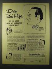 1955 Art Institution, Inc. Ad - Draw Bob Hope picture