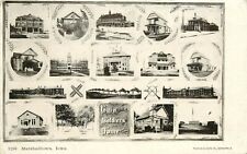 Undiv. Back Multiview Postcard; Iowa Soldiers Home, Marshalltown IA Marshall Co picture
