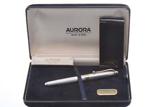 Aurora  88  Fountain Pen  925 Sterling Silver 14Kt Gold Medium Pt New In Box picture