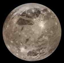 Ganymede Moon, Solar System, Outer Space, NASA 8 x 10 Photo Picture  picture
