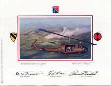 General Hal Moore Ed Freeman Bruce Crandall Medal of Honor MOH Signed Art Print picture