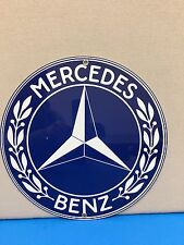 Mercedes Vintage Logo Reproduction Garage Sign picture