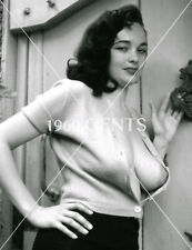 1950s Artistic Photo Print Busty Brunette Bonnie Logan Art BL16 picture