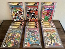 ⭐️FULL RUN⭐️ MSH Secret Wars CGC NM/M #1-12, #8 Double Signed & Sketched picture
