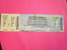 2013 PAC-12  MEN'S BASKETBALL TOURNAMENT SESSION 5 ORIG USED TICKET MGM VEGAS picture