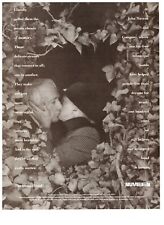 Nuveen Human Bond Kissing in the Bushes Elderly Couple Vintage 1995 Print Ad picture