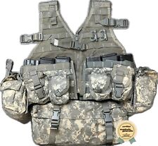 MOLLE II US Army Fighting Load Carrier Vest Light Infantry Kit 18 Pieces, ACU picture