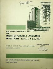 National Conference Institutionally Acquired Infections 1963 Epidemiology diseas picture