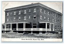 c1910 Hotel Wolverine, Boyne City Michigan MI Unposted Antique Postcard picture