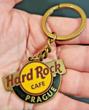 Pre-Owned Hard Rock Cafe PRAGUE Souvenir Keyring Gift Keychain on Split Ring picture
