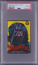 1988 O-Pee-Chee OPC Fright Flicks Wax Pack Predator PSA 8 NM/MT picture