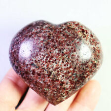 271g Natural Beauty Rare Red Garnet Crystal Polishd Heart Mineral Specimens picture