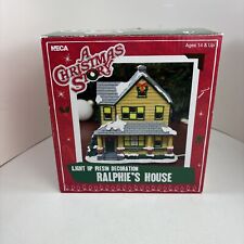 A Christmas Story Ralphie's House NECA Light Up Resin W/Box Lights Working picture