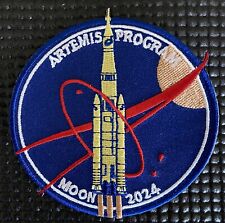 ARTEMIS PROGRAM - NASA MOON 2024 CAMPAIGN ASTRONAUT MISSION PATCH - 3.5” picture