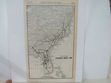 Original map of the Atlantic Coast Line ~ 1904 picture