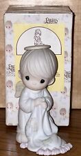 Vintage Enesco Precious Moments WISHING YOU A COMFY CHRISTMAS Figurine 527750 picture