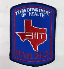 Texas EMT Special Skills TX Department of Health Emergency Medical Tech Patch T1 picture