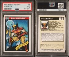 1990 Impel Marvel Universe Wolverine #10 PSA 9 picture